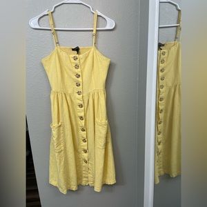 Yellow summer dress